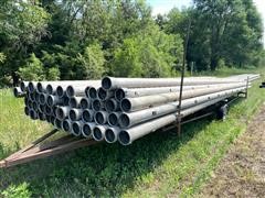 Hasting Tex-Flow 6"x30' Aluminum Irrigation Pipe 
