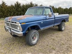 1975 Ford F250 4x4 High Boy Pickup 