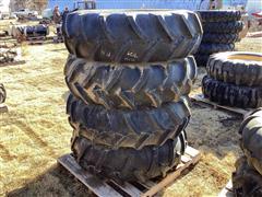 Titan/Harvest King 14.9-24 Sprinkler Tires On Rims 