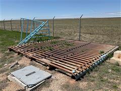 Cattle Guard W/Side Wings & Supports 