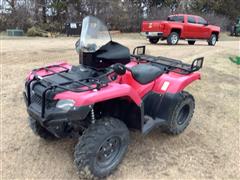 2015 Honda TRX420FM Rancher 4 Wheeler 