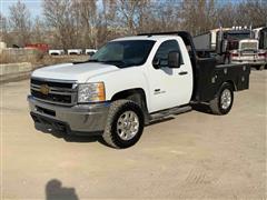 2013 Chevrolet Silverado 3500 HD LT 4x4 Flatbed Pickup 