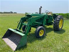 1972 John Deere 4020 2WD Tractor W/Loader 