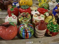 Large Quantity Of Cookie Jars 