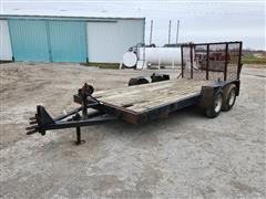 Shop Built 6'x14' Flatbed Trailer 