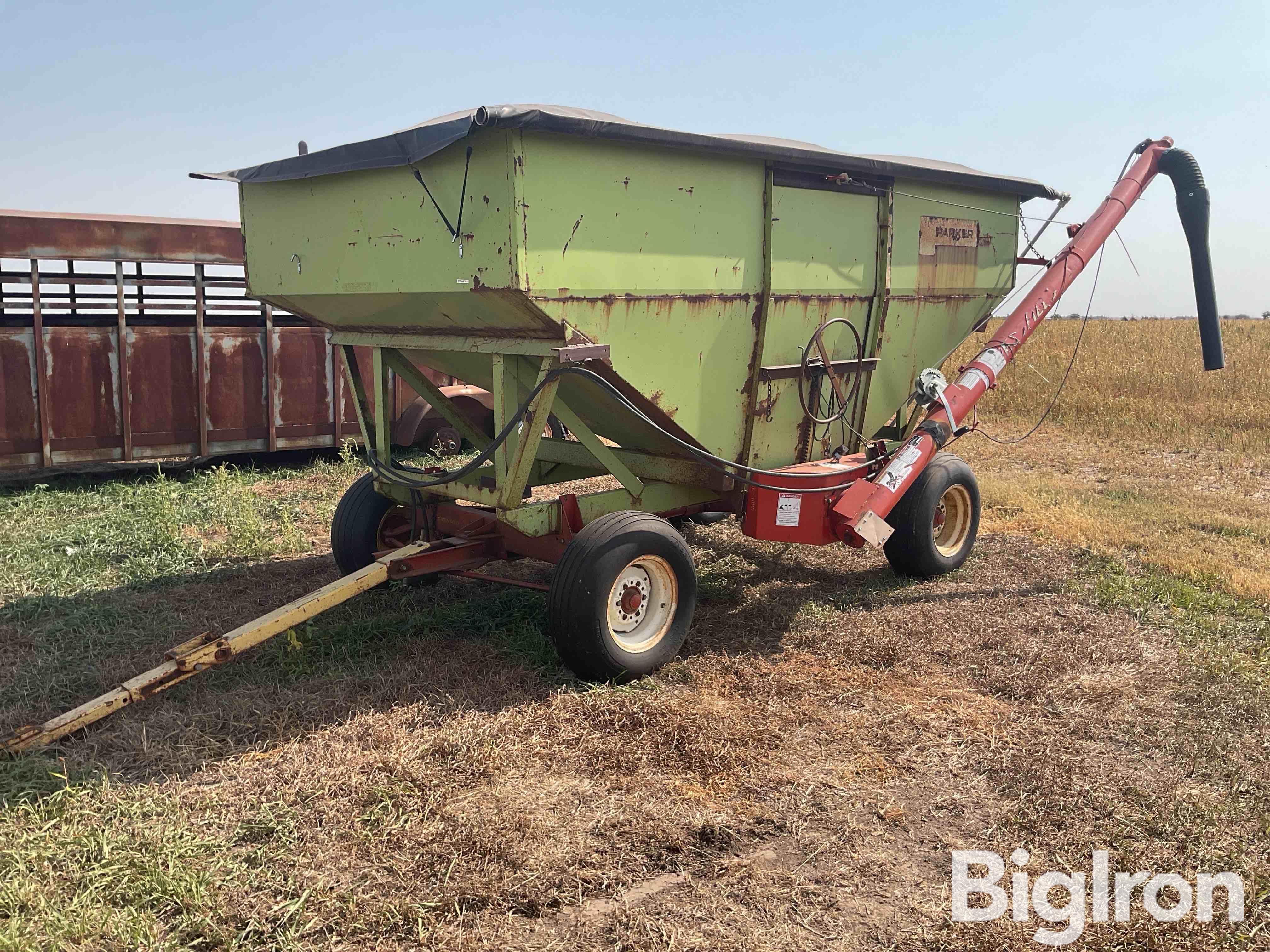 Parker Gravity Wagon W/Westfield Drill Fill Auger 