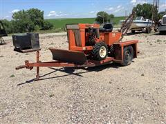 DitchWitch J20 4x4 Trencher On S/A Trailer 