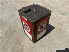 D-B Tin Oil Can 