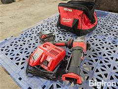 Milwaukee Cordless Grinder W/Battery & Charger 