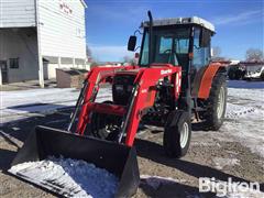 2005 Massey Ferguson 491 2WD Tractor W/Quicke 405 Loader 