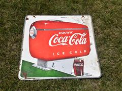 Porcelain Coca-Cola Sign 