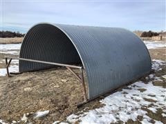 Shop Built Portable Calving Shed 