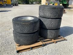 Michelin 445/50R22.5 Tires W/Wheels 