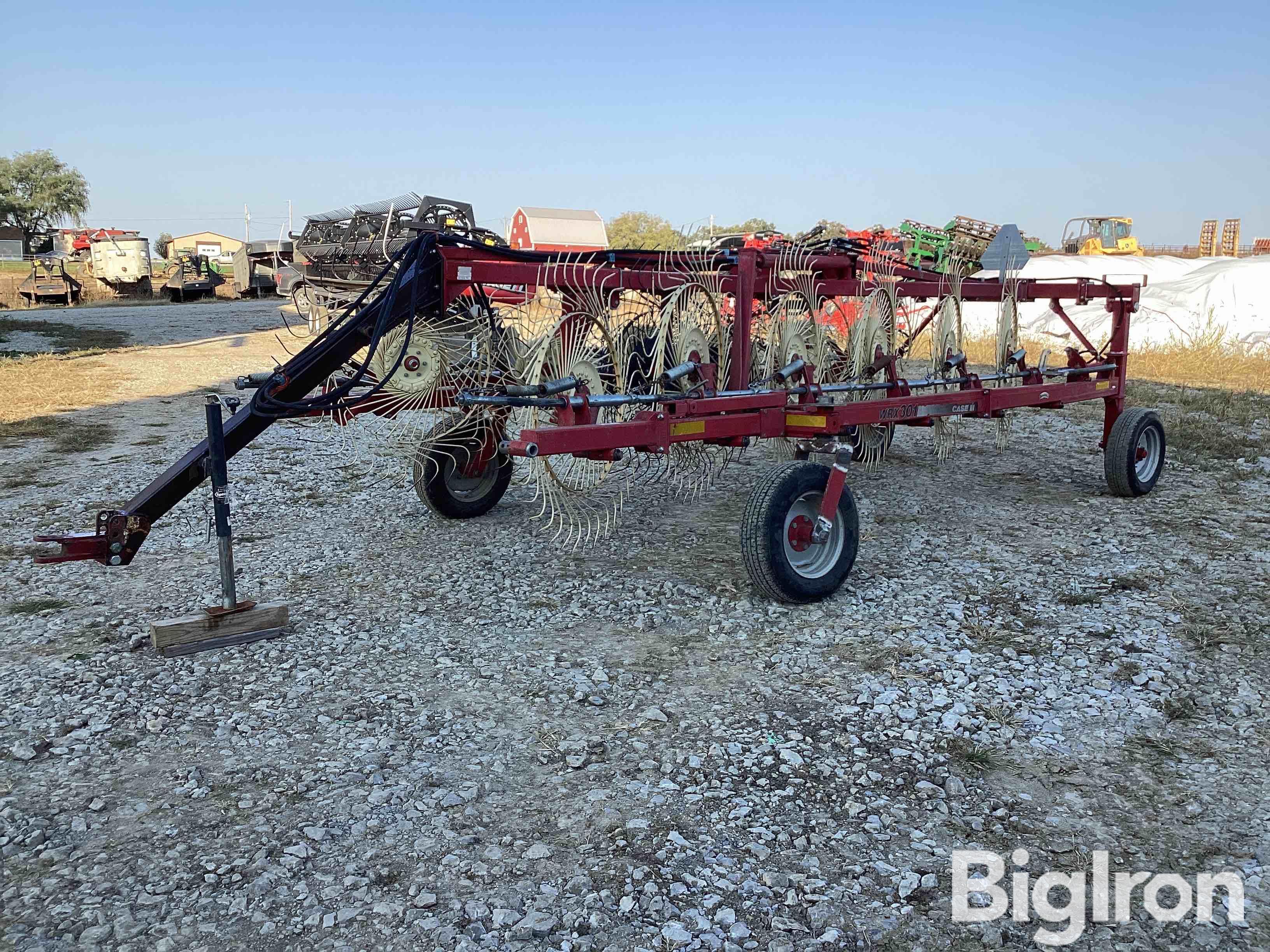 Case IH WRX301 12 Wheel Hay Rake 