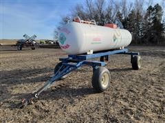 1000 Gallon Anhydrous Ammonia Tank & Trailer 