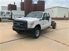 2013 Ford F350 4x4 Extended Cab & Chassis 