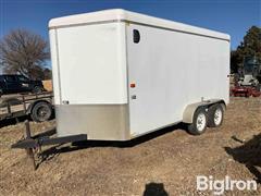 2011 H&H T/A Enclosed Gutter Machine Trailer 