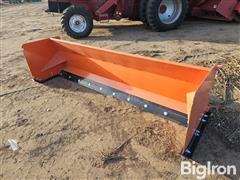 10' Snow Pusher Skid Steer Attachment 