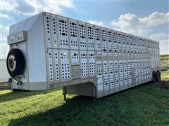 1988 Guthrie 48’ T/A Cattle Pot Livestock Trailer 