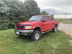 2002 Ford F150 XLT 4x4 Extended Cab Pickup 