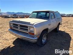 1987 Dodge Ram Charger SUV 