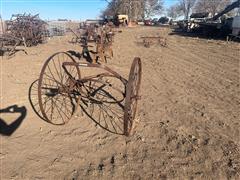 Antique Horse Drawn Barrel Cart 