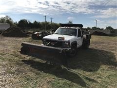 1995 GMC 3500 4x4 Flatbed Pickup 