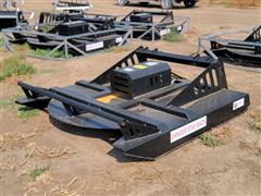 72" Brush Cutter Skid Steer Attachment 