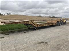 1978 Load King Tri/A Folding Neck Lowboy W/Independent 4th Axle 