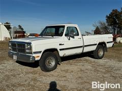 1991 Dodge Power Ram 150 4x4 Pickup 