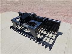 Kit Container Brush Grapple Skid Steer Attachment 
