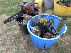 Assorted Parts Chainsaws 