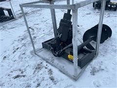 2021 Greatbear Post Hole Auger Skid Steer Attachment 