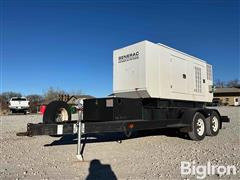 2001 Generac 50kW 230V Portable Generator On T/A Trailer 