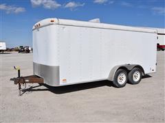 2000 Continental Cargo 16' T/A Enclosed Trailer 