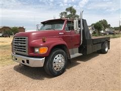 1995 Ford F800 S/A Flatbed Truck 