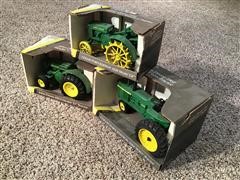 John Deere Model D, “GP”, & 4010 Toy Tractors 