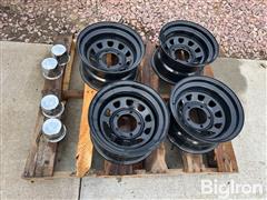 Rugged Ridge Gloss Black Steel Wheels/Rims 