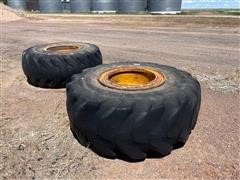 Firestone & Goodyear 23.5-25 Scraper Tires 