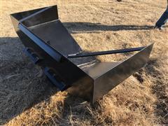 Shop Built Skid Steer Ditch Cleaner 