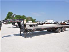 2005 Trailerman 30' Hired Hand T/A Flatbed Trailer 