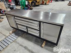 Tmg Pro Series TMG-WB855 85" Stainless Steel Work Bench 