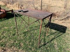 Metal Work Table 