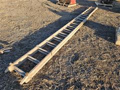 Wood Extension Ladder 