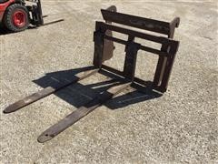 60" Wheel Loader Pallet Fork 