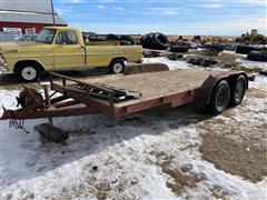 1993 Hull 16' T/A Flatbed Trailer 