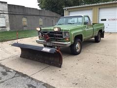 1975 GMC Sierra Classic 25 4x4 Pickup W/Plow 