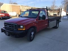 1999 Ford F350 2WD Flatbed Pickup 