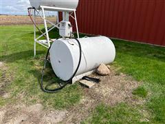 500 Gallon Fuel Tank & Electric Pump 