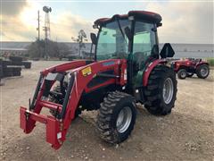 2019 Mahindra 3650P HST MFWD Compact Utility Tractor W/Loader 